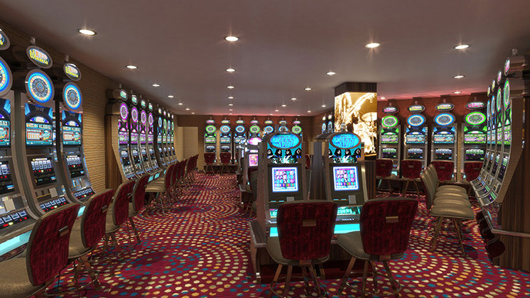 Hard Rock Hotel & Casino Ottawa Slot Machines Casino Floor rendering