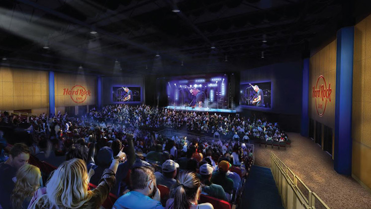 Hard Rock Live rendering at Hard Rock Hotel & Casino Ottawa