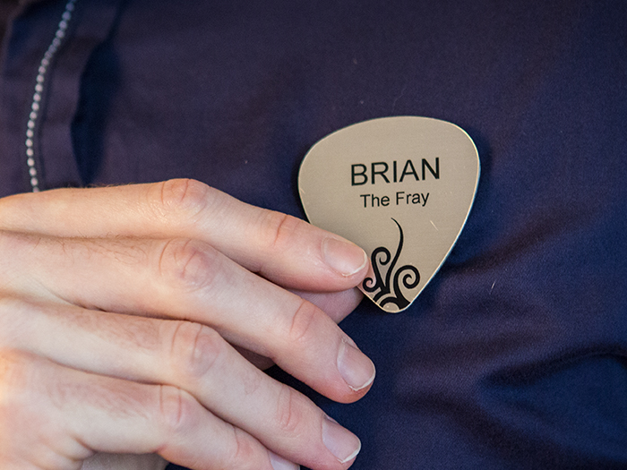 Hard Rock team member nametag
