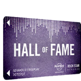 Hall of Fame Rock Star Rewards card