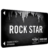 Rock Star Rewards card