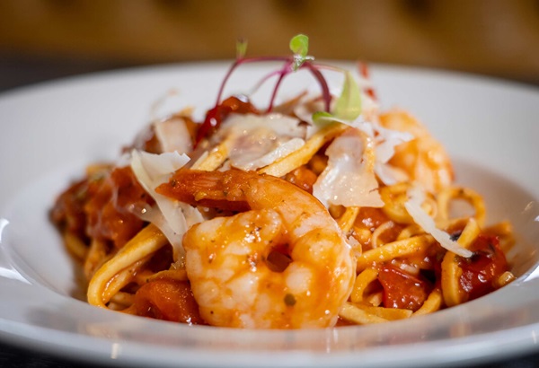 Shrimp Dish at Caffe Italiano