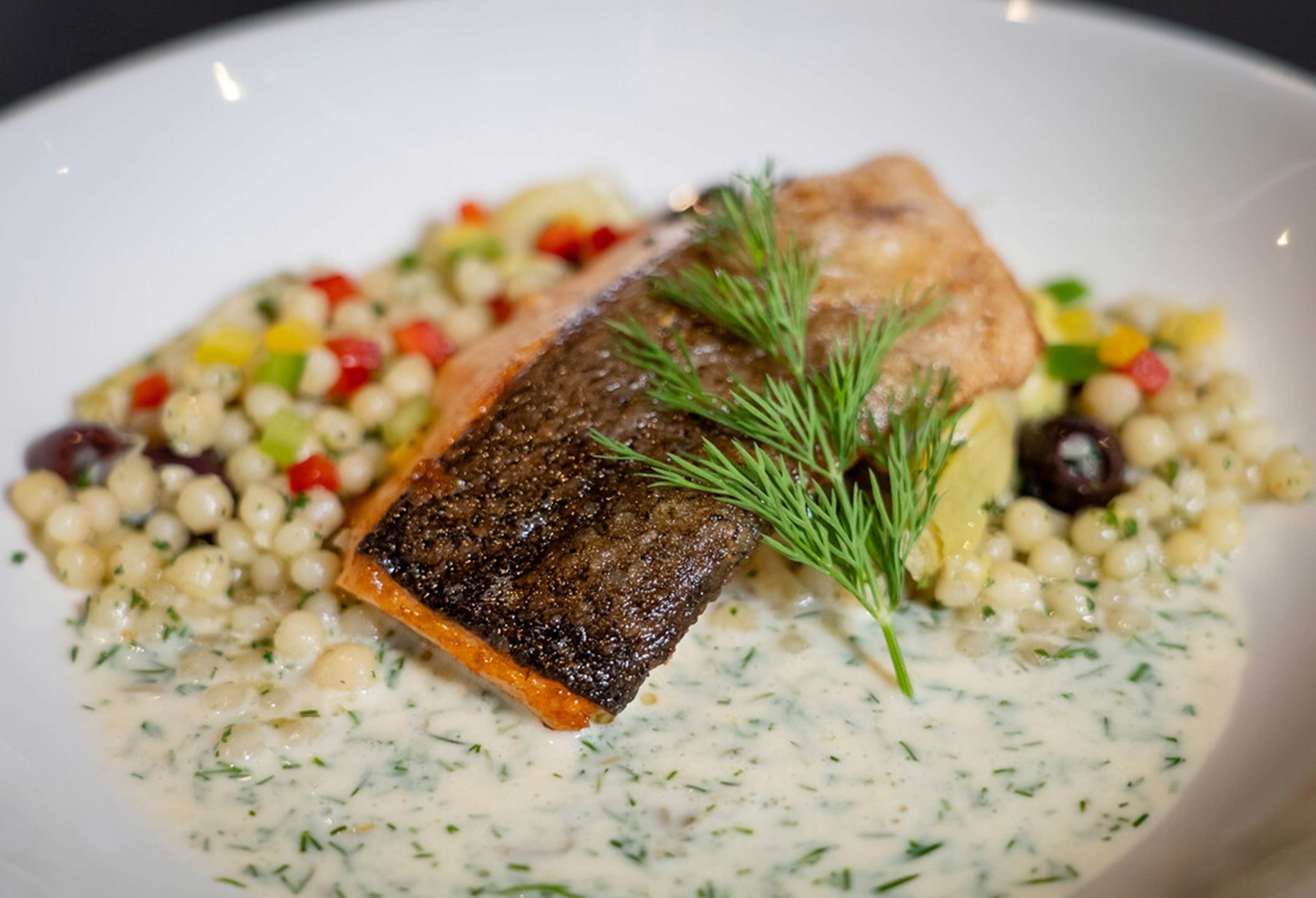 Salmon at Caffe Italiano