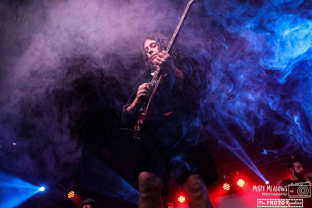 Guitarist performing on stage