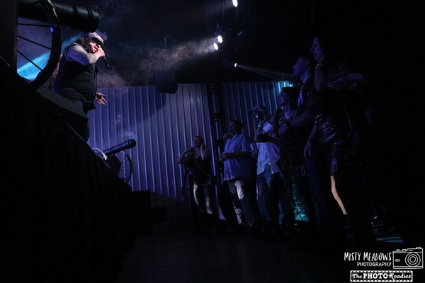 Man performing on stage