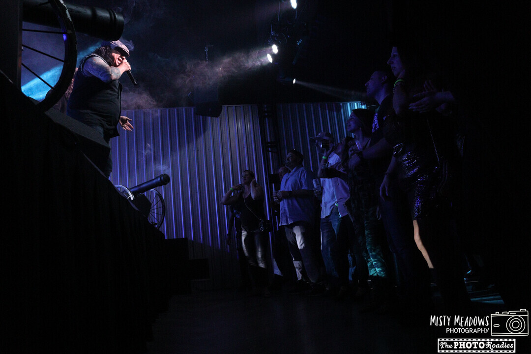 Man performing on stage
